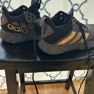 adidas Kids Sneakers in Black and Gold